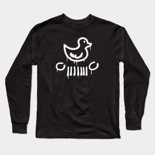 Duck Duck Jeep - Graffiti White Long Sleeve T-Shirt